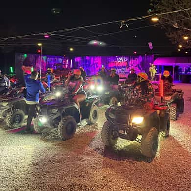 Miami Park Entrance Glow in-the Dark ATV Riding Experience