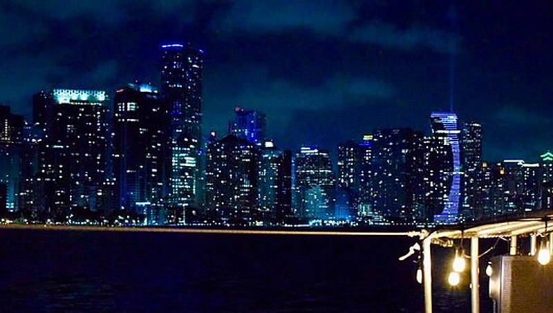Miami Night Skyline Cruise with Open Bar
