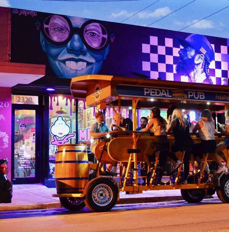 Pedal Pub Miami: Wynwood Art District Party Bike Pub Crawl